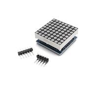 ElectroWorldFR 7219 MAX Dot Matrix MCU LED 8 x 8 Module d'Affichage Compatible avec Arduino et Raspberry Pi