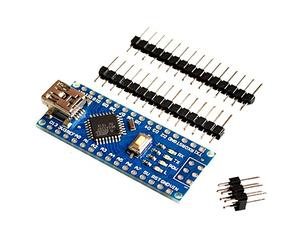 ElectroWorldFR Nano Mini Carte V3 USB ATmega 328 5V 16MHz CH340 Microcontrôleur Compatible UNO Nano Original V3