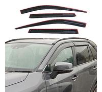ELEDVB 4Pcs Déflecteurs de Voiture fenêtre côté pour Toyo-ta Rav-4 Rav4 XA50 2019-2023, Déflecteurs d'air Avant et arrière, Auto LatéRaux Vent VisièRe d'air Accessoires