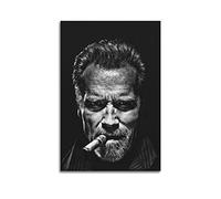 ELedvb Arnold Schwarzenegger Poster sur toile Motif cigares fumées 40 x 60 cm