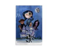 ELedvb Coraline MovieCanvas Poster décoratif sur toile murale et image d'art moderne pour chambre à coucher 20 x 30 cm