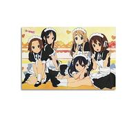 ELedvb K-on Anime Poster décoratif sur toile murale et image d'art moderne pour chambre à coucher 20 x 30 cm