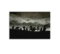 ELedvb Poster sur toile Le Seigneur des Anneaux The Fellowship - Peinture décorative sur toile - Affiche murale et image d'art moderne - Décoration de chambre à coucher - 20 x 30 cm