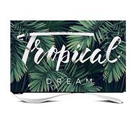 Eleeonora Cache-PoussièRe pour TéLéViseur,Housse pour TéLéViseurs,Housse De Protection pour TV,Style Imprimé,Respirant,Lavable,Anti-UV,pour TV 24 à 65 Pouce,LED TV