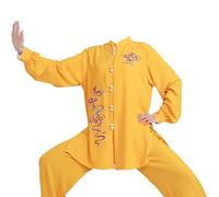Eleeonora Chine Traditionnels Tai Chi Uniforme,Uniforme Unisexe De Kung Fu l'exercice Matinale,Tai Chi Homme Soie éLastique,Frais Et Respirant,pour Pratique des Arts Martiaux