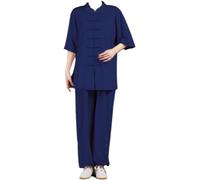 Eleeonora Uniforme Unisexe De Kung Fu l'exercice Matinale,Tang Style Chinois Taiji Uniforme Art Martiaux,Tai Chi Homme Soie éLastique,DéContracté Et éLéGant,pour Exercices du Matin