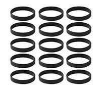 Elegabrillia 15 Pièces Bracelet en Silicone Souple Bracelet Caoutchouc Simple Mode Élastique Lavable Imperméable Convient pour Activité Scolaire Usage Professionne