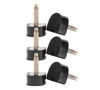 Elegabrillia 3 Paires D'embouts de Chaussures, Remplacement de Chaussures, Bouchons de Robinet, Réparation de Chaussures, 10.5x12.5mm