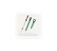 Elegabrillia Aiguilles de Mouvement de Montre Aiguilles Heures Minutes Remplacement Précis Compatibles Nh35 Nh36 Acier Alliage Tolérances Justes Finition Propre, Vert, Vert