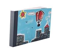Elegabrillia Boîte à Bijoux en Forme de Livre à Rabats, en Papier de Dessin Animé, Idéale pour Un Mariage Ou Un Anniversaire. Parfaite pour Un Mariage Ou Un Annive, modèle B