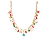 Elegabrillia Collier de Noël, Cadeau de Noël pour Le Carnaval et Les Fêtes D'année,