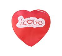 Elegabrillia Costume Cœur Robe Amour Déguisement Sans Manche Lettre Love Polyester Souple Original Convient pour Enfants Soirée Carnaval Accessoires Maison, XL