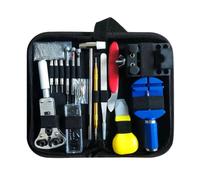 Elegabrillia Kit Outils Réparation Montre Pack Complet d'Ouverture Support Boîtier Tournevis Mini Brucelles Chasse-goupilles avec Boîtier de, Kit De Réparation De Montre 147 Pièces