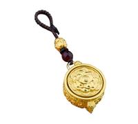 Elegabrillia Porte-clés Miniature Corne D'abondance du Zodiaque Chinois, Breloque Serpent pour Le Nouvel an