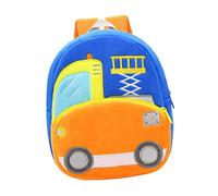 Elegabrillia Sac à Dos Enfant à Motifs de Dessins Animés, Sac à Dos Décontracté avec Bandoulière Réglable, Sac à Dos en Peluche pour La Maternelle, L'école, Le, Chargeur de Pont Principal