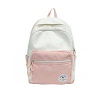 Elegabrillia Sac à Dos Scolaire Élève Polyvalent Poches Multiples Ergonomique Résistant Convient aux Étudiants Cours Randonnée Déplacements, Rose