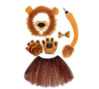Eleganc Ensemble de costumes de lion pour cosplay de lions et de lions d'animaux