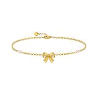 Elegance 11 designs Bracelets en or pour femmes tendance, fin et délicat en or mignon bracelet à breloques étanche en acier inoxydable bijoux d'été cadeau pour femmes, 7 Zoll, Acier inoxydable, No
