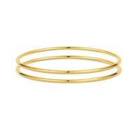Elegance 11 designs Lot de bracelets dorés de 2 mm/3 mm pour femme - Ne ternit pas - Bracelets en acier inoxydable empilables fins minimalistes et imperméables, 3mm-65mm, Acier inoxydable, Pas de