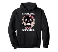 Élégance avec une touche féline. Chat. L'air divin. Sweat à Capuche