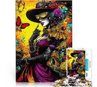Élégance Baroque Gothique Puzzle 1000 pièces pour Adolescents Jouets de Jeu stimulants Anniversaire et Cadeaux Uniques 38x26cm