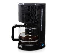 Elegance Cafetière Filtre 10 Tasses Machine à Café, Filtre Réutilisable 1,25L 1000 Noir CM1171BLK
