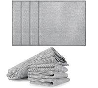 Elegance-go Chiffon à Vaisselle en Fil Métallique,10 Pièces Double Couche Épurateur de Vaisselle en Maille Torchon en Fil Métallique Torchon Vaisselle pour Cuisine Comptoirs(20 x 20 cm)