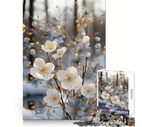 Élégance hivernale pour Adolescents Puzzle 1000 pièces Concentration, entraînement, Loisirs, Assemblage serré, Cadeau attentionné (50x75cm)