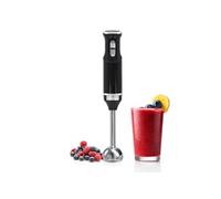 Elegance Mixeur Plongeant, Pied Mélangeur Amovible, Lames en Acier Inoxydable, Briebe, HB1173BLK, 600, Noir Noir G