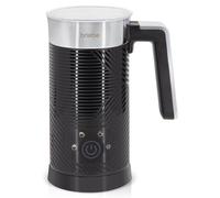 briebe Elegance Mousseur à Lait Électrique, Réchauffeur 4 en 1, Mousseur Froid/Chauffant 130ml pour Café Latte, Cappuccino, Macchiato, Lait Chaud 300ml, Milk Frother Sans BPA, 500W, Design Noir