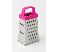 ELEGANCIO Mini râpe carrée en acier inoxydable - Hauteur : 6,6 cm - Idéale comme petite râpe à fromage, à ail, gingembre, à parmesan - Râpe à gingembre - Râpe de cuisine à 4 côtés - Rose