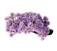 Élégant accessoire à cheveux Gypsophile compact pour les voyages, tenue décontractée, événement sportif, épingle à cheveux sûre pour enfants avec breloque fleur