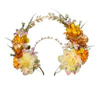 Élégant accessoire de cheveux de mariage fait à la main pour femme, accessoire de cheveux pour photographie de modèle, couvre-chef, texture en tissu pour le quotidien