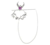 Élégant accessoire en forme d'épingle à cheveux portable en alliage avec des facteurs de sorcière enchanteurs, taille unique, Comme décrit