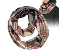 Élégant Adventure Wrap - Vêtements légers et confortables, écharpe de 25,4 cm avec poche sécurisée, étole en laine mélangée avec fermeture éclair, style tenue pour femme, écharpe polyvalente pour l'au