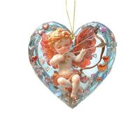 Élégant ange de voiture de vacances, pendentif créatif romantique en forme d'ange décoration de voiture, décoration romantique en forme d'ange, décoration de maison et de voiture