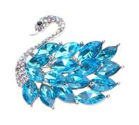 Elegant Animal Brooch Unique Lapel Pin Stylish Clothing Jewelry Animal Badge Suitable for Various Daily and Party Wear Unique Swan Shaped Brooch