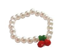 Élégant Anneaux De Cerise Rouge Élastique Rouges Élastiques Géométriques Uniques Usure De Pointes Confortable Perge Minimaliste String Corde Extensible Fondeur Confortable Et Légèrement Minimaliste
