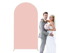 Elegant Arch Backdrop Cover Wedding | Oval Arch Stand Background Cover Party | Arch Backdrop Decoration Ceremony | Banquet Arch Backdrop Decor Ideas Elegant Arch Stand Event Backdrop Decor