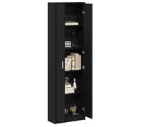 Elégant Armoire de couloir/Chambre Armoire - chêne noir - 55x25x189 cm - bois d'Ingénierie &1480142