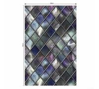 Élégant autocollant mosaïque en PVC pour fenêtre - Film non givré pour une meilleure intimité - 90 x 58 cm