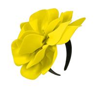 Élégant bandeau à fleurs en tissu pour femmes - Pour bal de fin d'année - Accessoire de séance photo - Accessoire pratique - Accessoire de coiffure de mariée exagéré