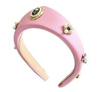 Élégant bandeau de perles roses pour femmes style vintage accessoire de cheveux élégant postiches mariage et