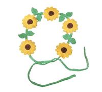 Élégant bandeau tricoté à fleurs réglable doux pour femme pour un usage quotidien, fête ou vacances, bandeaux tricotés pour cuir chevelu sensible