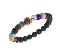 Élégant bijou étoilé polyvalent en forme de perles - Accessoire de bijoux portable pour homme et femme élégant - Pierre naturelle, taille unique, Comme décrit