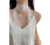 Elegant Black Lace Scharf Flower Brodery Scharpes Fashion Film Pour La Soirée De Soirée De Tous Les Jours