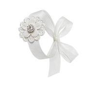 Élégant blanc ornement de cheveux de mariée poignet corsage poignet fleur casque barrette avec fermoir antidérapant conception perles épingle à cheveux embellie