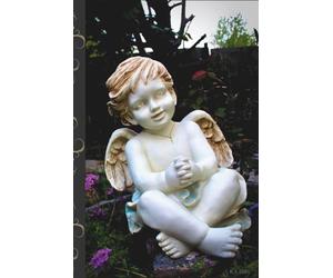 Elegant Blank Journal - Angel Statue Photograph: Beautiful Original Photograph Cover with 200 Elegant Black and White pages. Perfect for Writing, Notes, or Journaling - 6" x 9" sized