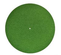 Élégant bloc-notes en feutre imprimé numérique pour phonographe et CD, base sûre et stable pour disques (295 cm, vert)