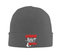 Élégant Bonnet Hiver Au Diable Le métier d'infirmière, Je Veux être sorcière Knitted Beanie Hat Ski Bonnets pour Les Filles,Outdoor,Cyclisme